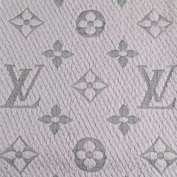 Auth LOUIS VUITTON Escharpe Logomania Muffler Scarf Purple Gray Wool - e59901g - Picture 3 of 8